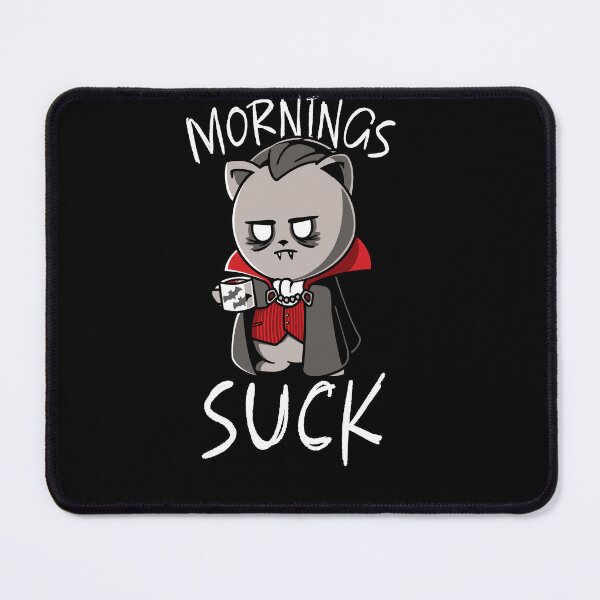 Item preview, Mornings Suck Funny Vampire Halloween Morning Person designed and sold by Nerd Shizzle.