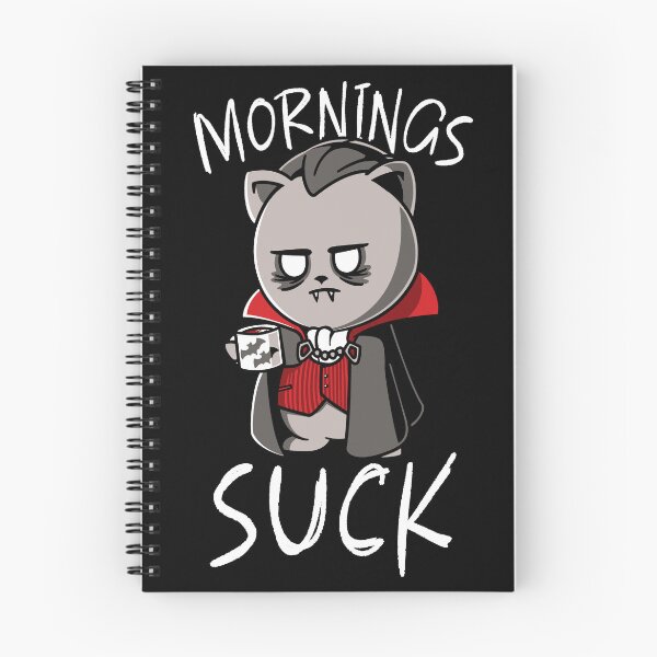 Item preview, Mornings Suck Funny Vampire Halloween Morning Person designed and sold by Nerd Shizzle.