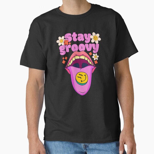 Item preview, Stay Groovie Lips Smiley face designed and sold by Melin-aRT.