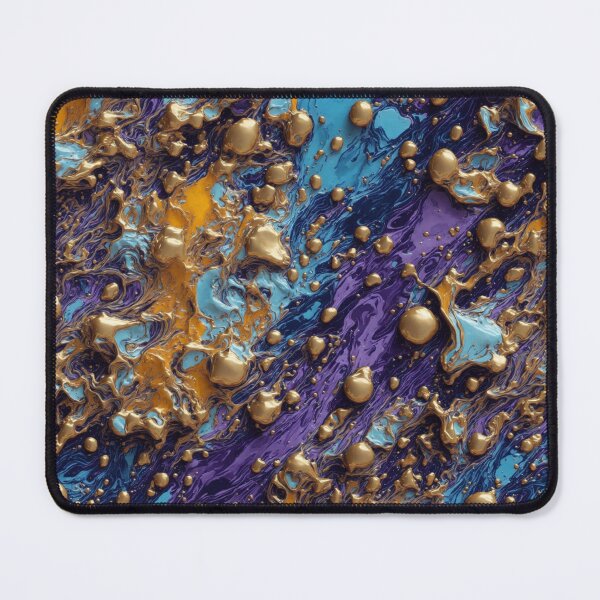 Item preview, Golden Fluid Oil Acrylic Pour 3D designed and sold by activate-state.
