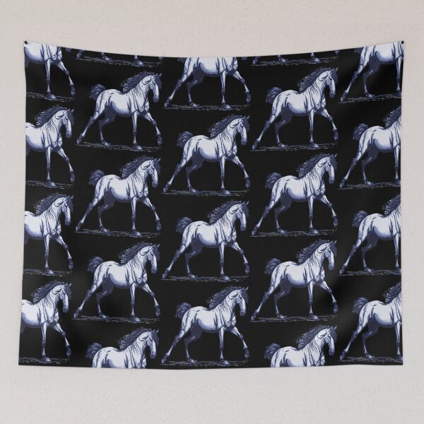 Item preview, Arabian Horse Blue designed and sold by Getup-clothing.