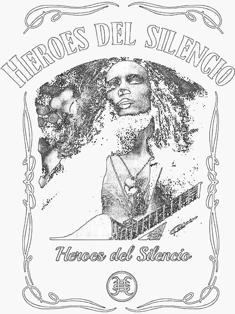 Heroes Del Silencio Decal Sticker - HEROES-DEL-SILENCIO-DECAL