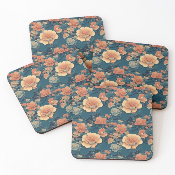Item preview, Oriental flowers 67 designed and sold by DoodleLandShop.