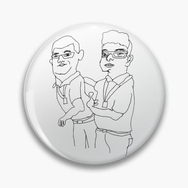 Item preview, Awkward Best Buddies Illustration Design designed and sold by geckodesign.