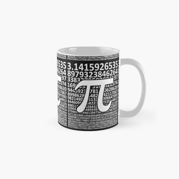Digits of Pi, Pi Day Math Classic Mug