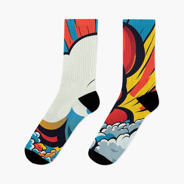 Artikelvorschau,  Wolken-Pop-Art-Aufkleber entworfen und verkauft von jokereddog.
