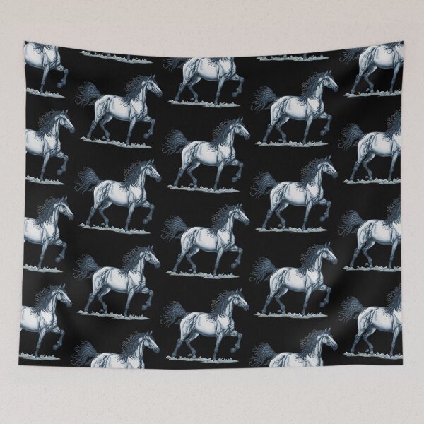 Item preview, Blue Arabian Horse designed and sold by Getup-clothing.
