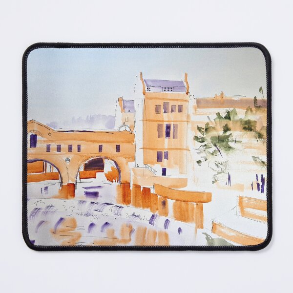 Item preview, Pulteney Bridge in the City of Bath UK painting designed and sold by MikeJory.