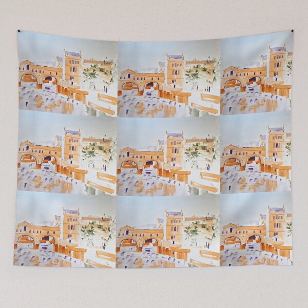 Item preview, Pulteney Bridge in the City of Bath UK painting designed and sold by MikeJory.