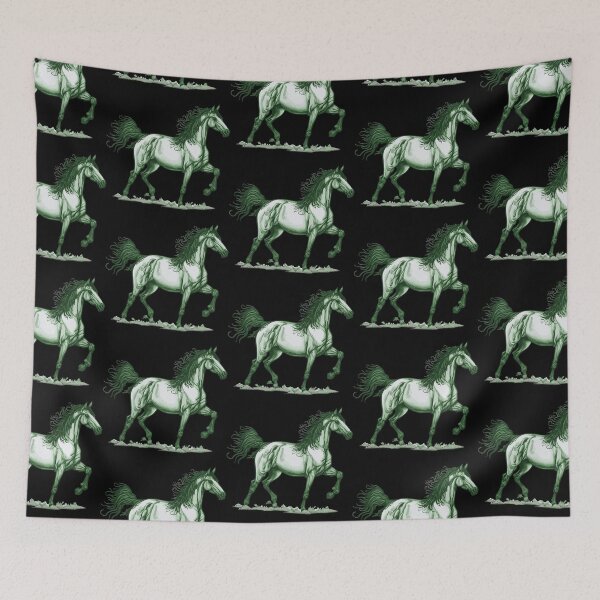 Item preview, Green Arabian Horse designed and sold by Getup-clothing.