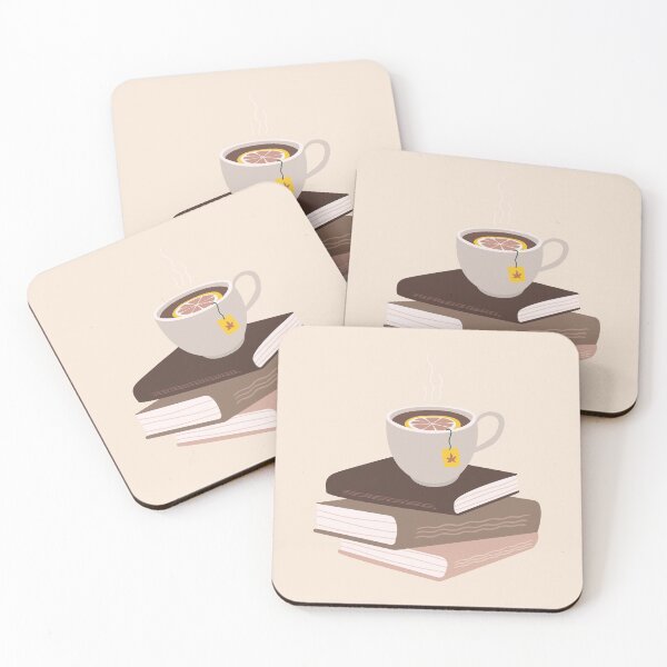 Item preview, Books and tea  designed and sold by BookishSpace1.
