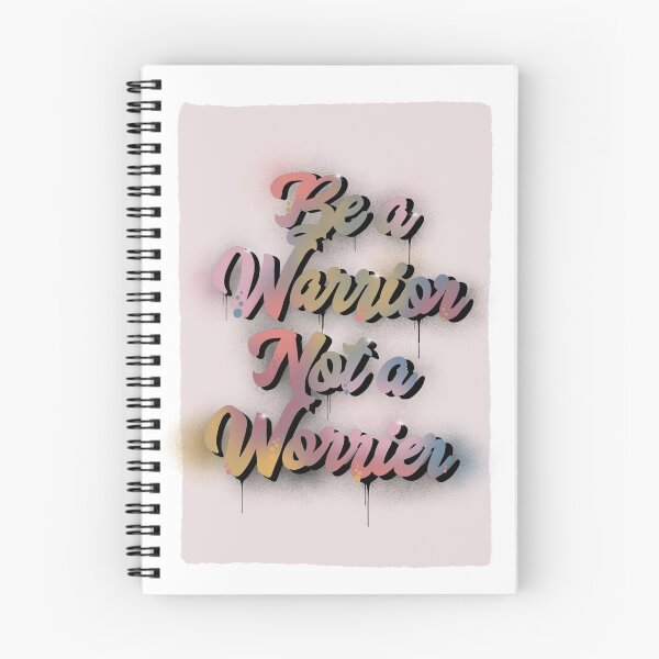 Item preview, Be a warrior not a worrier designed and sold by NohOneArt.