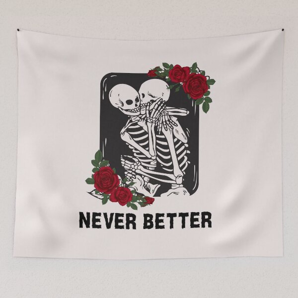 Item preview, Never better skeleton forever lovers, halloween designed and sold by erozzz.