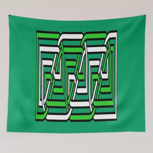 Item preview, Decorative Rectangular Celtic Interwoven Knot Pattern 1  designed and sold by taiche.