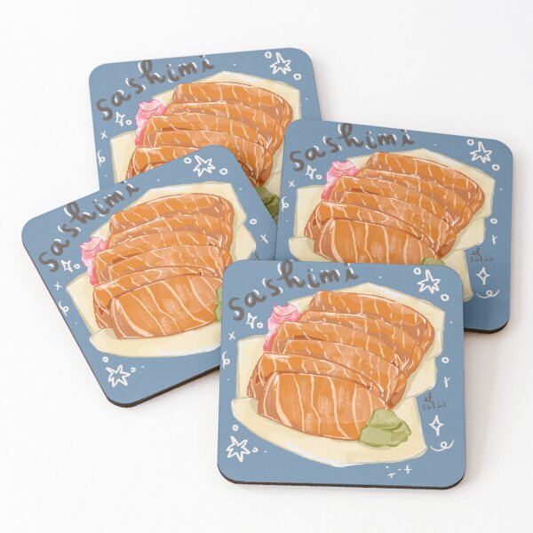 Item preview, salmon sashimi designed and sold by hiimlili.