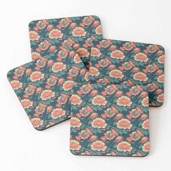 Item preview, Oriental flowers 69 designed and sold by DoodleLandShop.