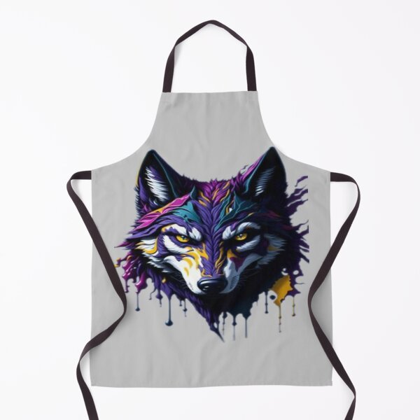 Item preview, Wolf Print T-Shirts Colorful Wolf Apparel designed and sold by Fashion black wings .
