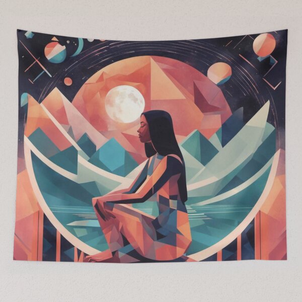 Item preview, Mindful Moon Woman. - 12th Edition. designed and sold by TheMindfulExpat.