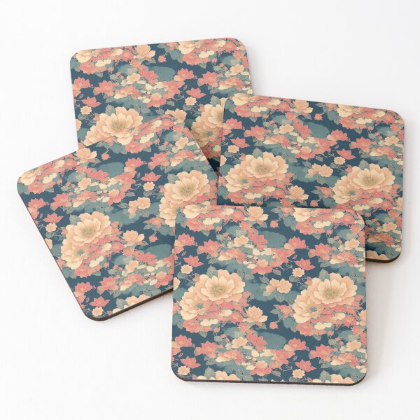 Item preview, Oriental flowers 70 designed and sold by DoodleLandShop.