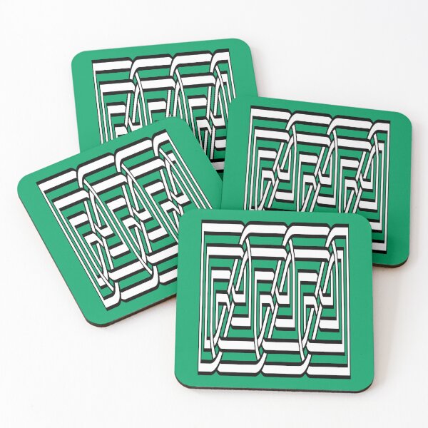 Item preview, Decorative Rectangular Celtic Interwoven Knot Pattern 2  designed and sold by taiche.