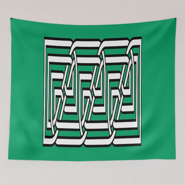 Item preview, Decorative Rectangular Celtic Interwoven Knot Pattern 2  designed and sold by taiche.