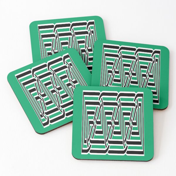 Item preview, Decorative Rectangular Celtic Interwoven Knot Pattern 3 designed and sold by taiche.