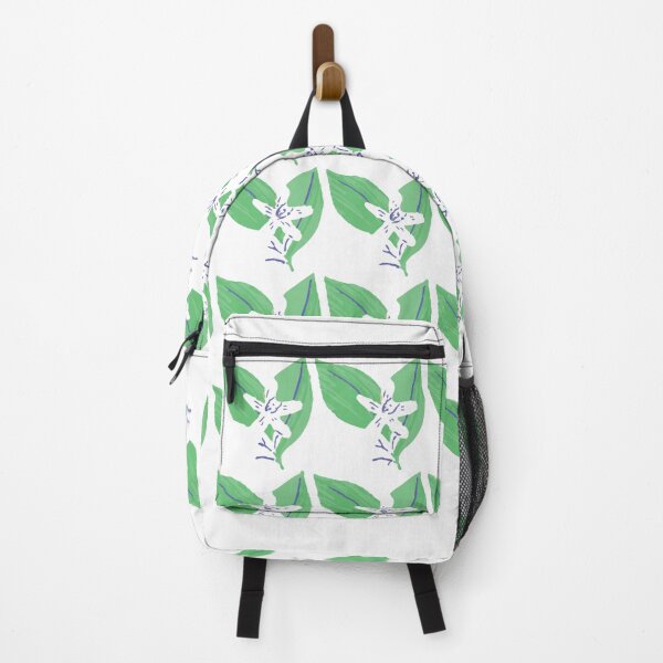Item preview, Patterns of white flowers with leaves designed and sold by Sam & Fam.