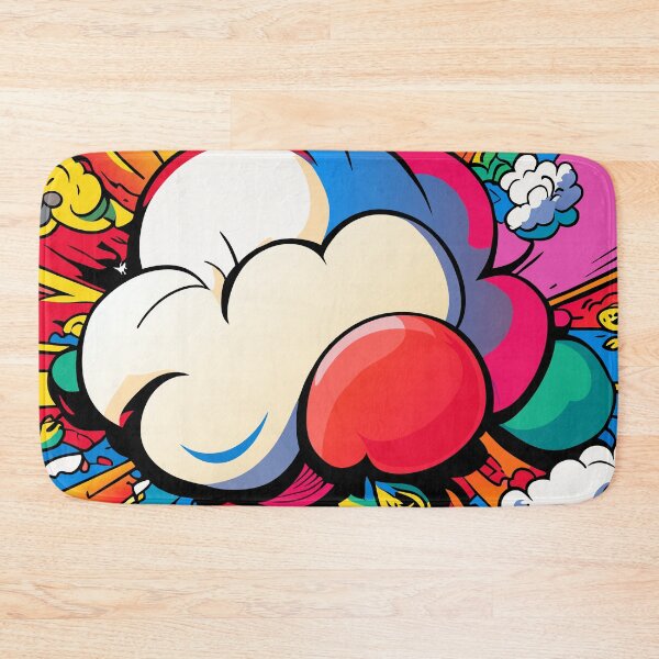 Item preview,  Cloud Pop Art Sticker designed and sold by jokereddog.