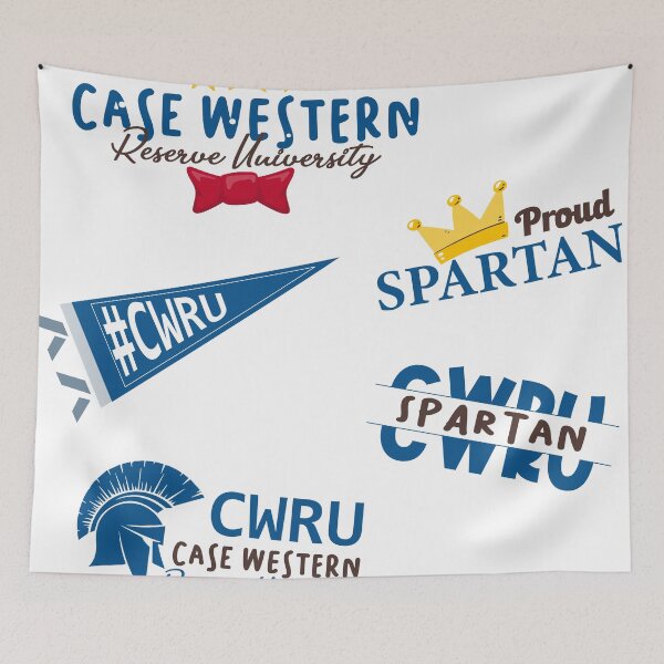 Item preview, Case Western Reserve University CWRU Sticker Pack designed and sold by SlagiStudio.