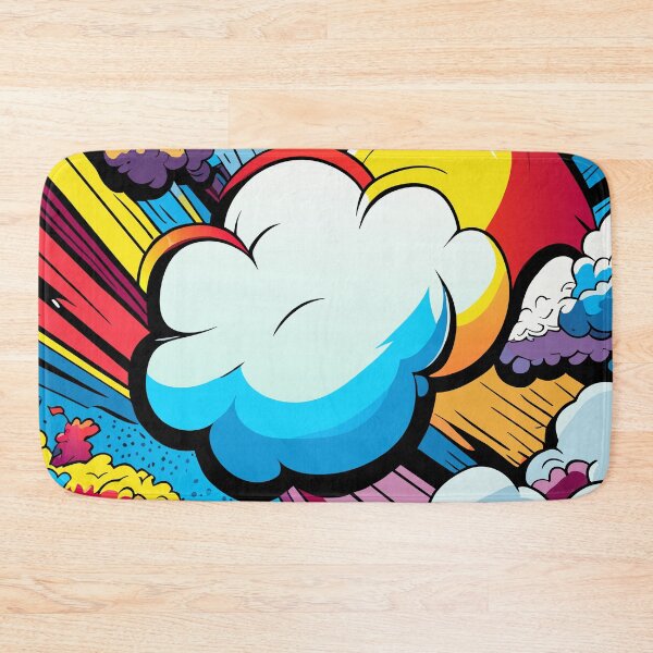 Item preview,  Cloud Pop Art Sticker designed and sold by jokereddog.