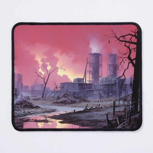 Item preview, Post Apocalyptic Landscape and Polluted Atmosphere and Pink Tones designed and sold by Je-we.