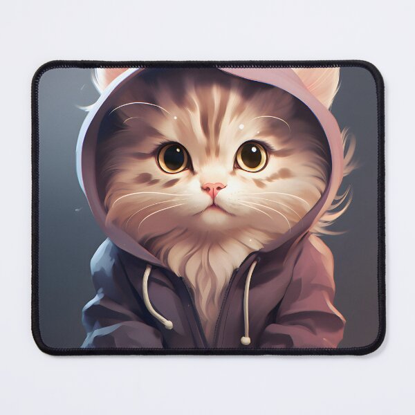 Item preview, Kitten in Hoddie designed and sold by HELISK.