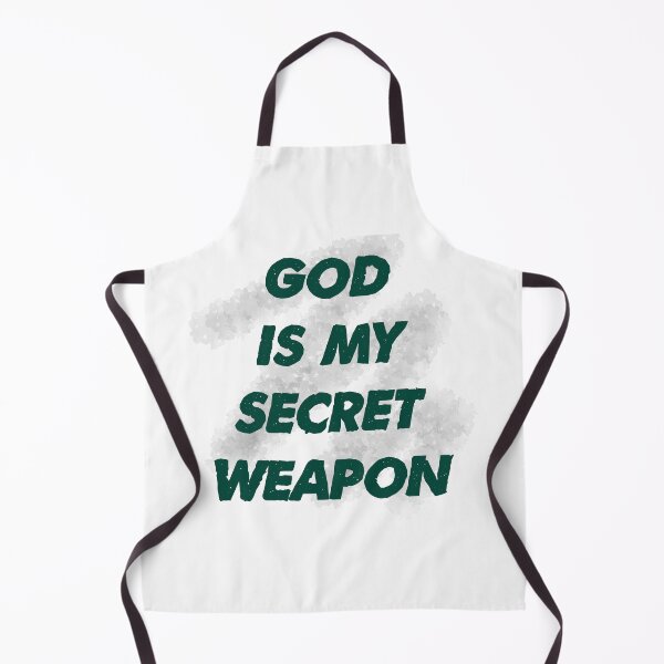 Item preview, God is my secret weapon designed and sold by lillyaura-art.