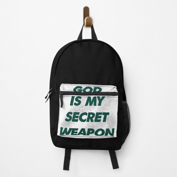 Item preview, God is my secret weapon designed and sold by lillyaura-art.