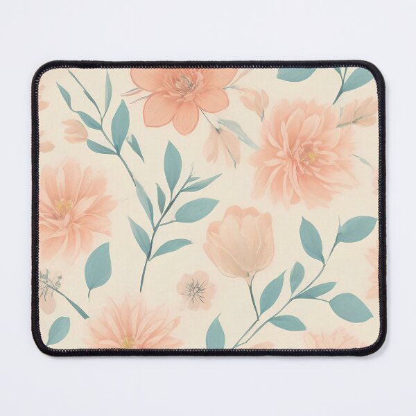 Item preview, Pastel bohemian flower pattern designed and sold by CREAFEELS.