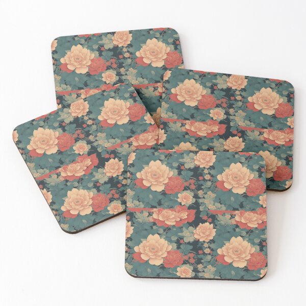 Item preview, Oriental flowers 71 designed and sold by DoodleLandShop.