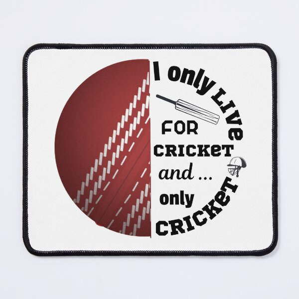 Item preview, Only Live for Cricket designed and sold by Designovas.