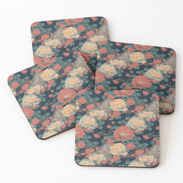 Item preview, Oriental flowers 74 designed and sold by DoodleLandShop.