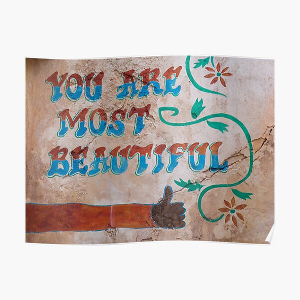 You Are Most Beautiful Poster