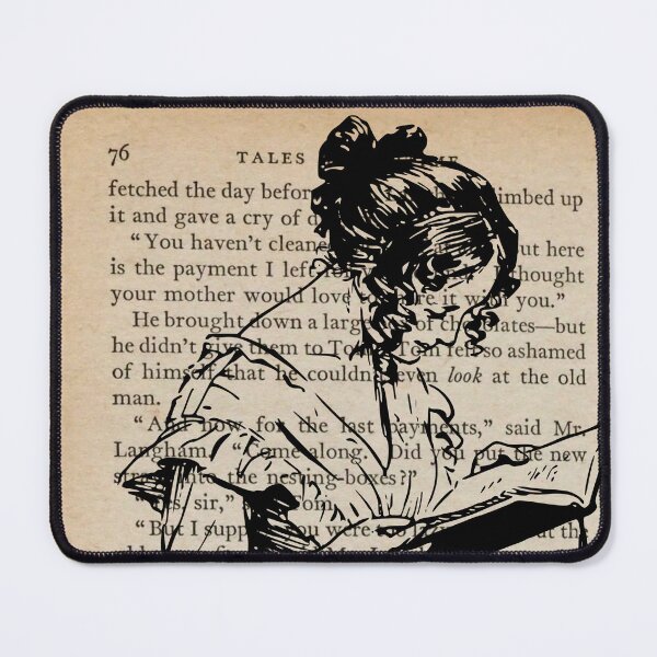 Item preview,  A girl reading  designed and sold by BookishSpace1.