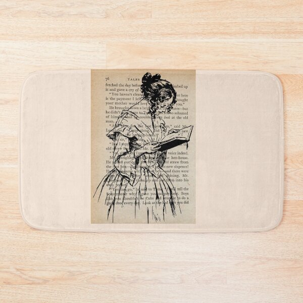 Item preview,  A girl reading  designed and sold by BookishSpace1.