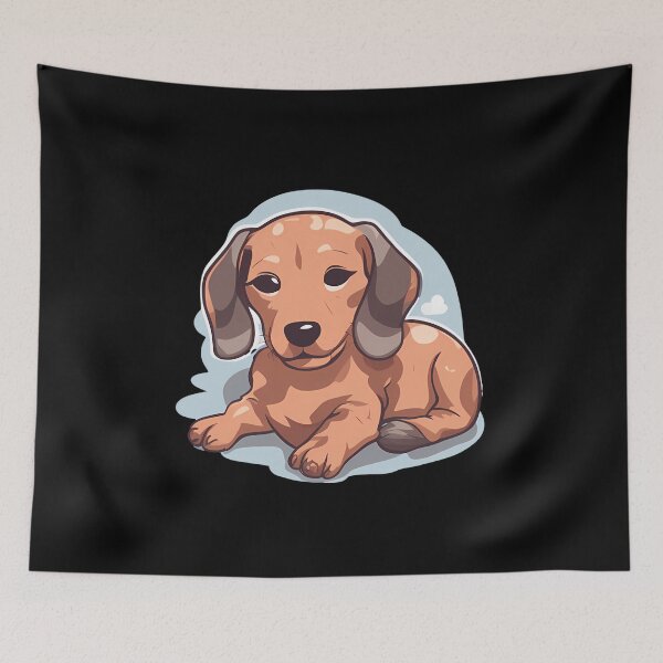 Item preview, Sleepy Dachshund Puppy designed and sold by Mechanical-Artt.