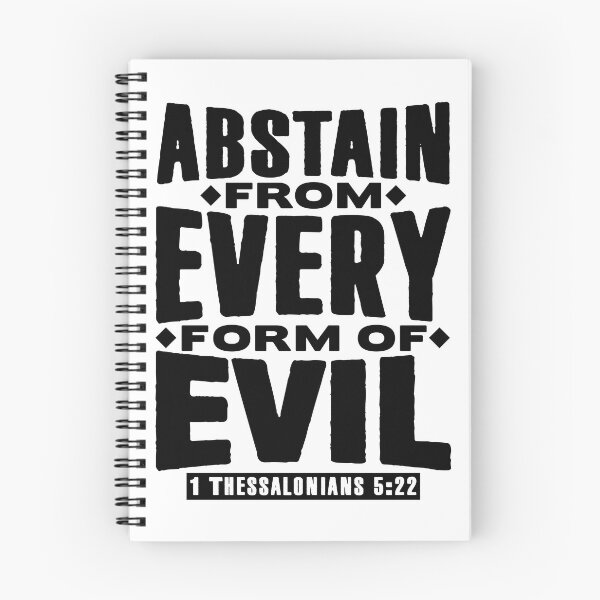 Item preview, 1 Thessalonians 5:22 Abstain From Every Form Of Evil designed and sold by plushism.