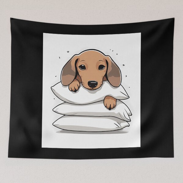 Item preview, Dreamy Dachshund Pet designed and sold by Mechanical-Artt.