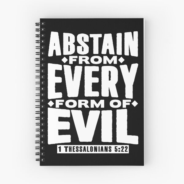 Item preview, 1 Thessalonians 5:22 Abstain From Every Form Of Evil designed and sold by plushism.