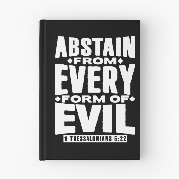 Item preview, 1 Thessalonians 5:22 Abstain From Every Form Of Evil designed and sold by plushism.