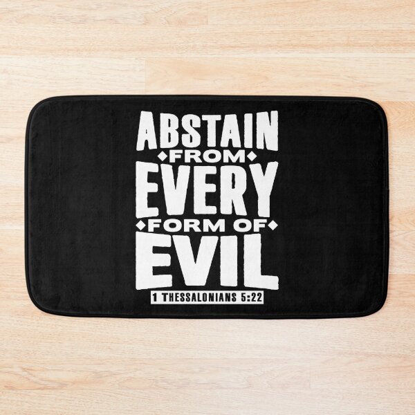 Item preview, 1 Thessalonians 5:22 Abstain From Every Form Of Evil designed and sold by plushism.