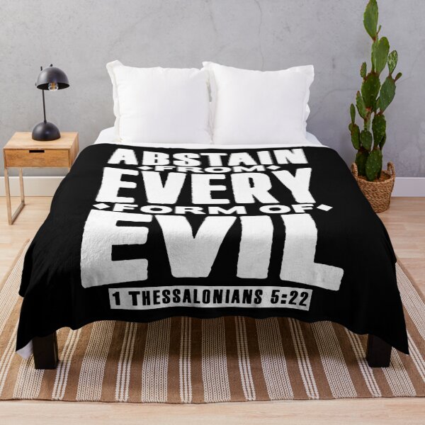 Item preview, 1 Thessalonians 5:22 Abstain From Every Form Of Evil designed and sold by plushism.