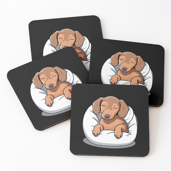 Item preview, Dachshund Puppy Snooze designed and sold by Mechanical-Artt.