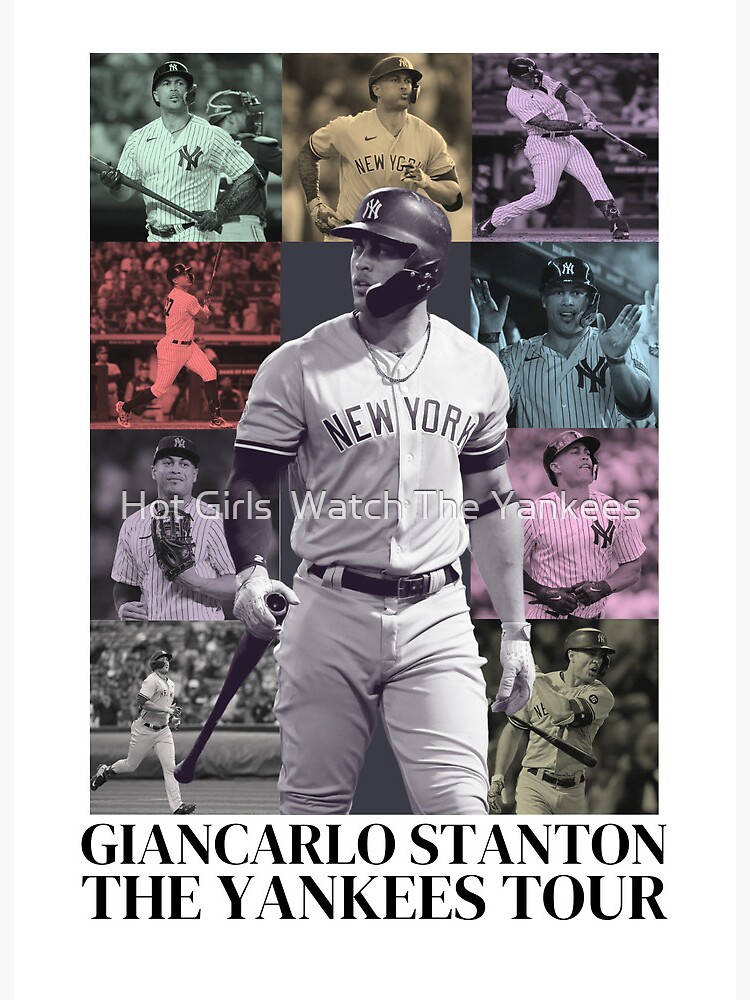  Giancarlo Stanton 3/4 Sleeve T-Shirt (Baseball Tee, X